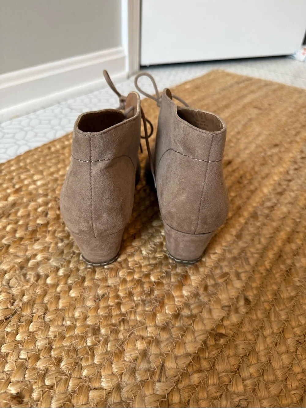 Franco Sarto Suede Wedge Bootie